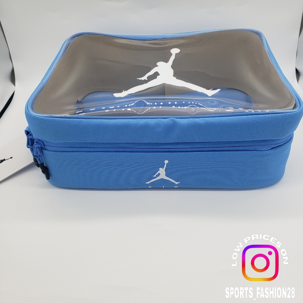 Nike Air Jordan Shoe Bag Box University North Carolina Blue 9A0776 B9F NWT Unc - Picture 2 of 6